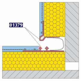 Profilé pour joint de dilatation en façade d'angle