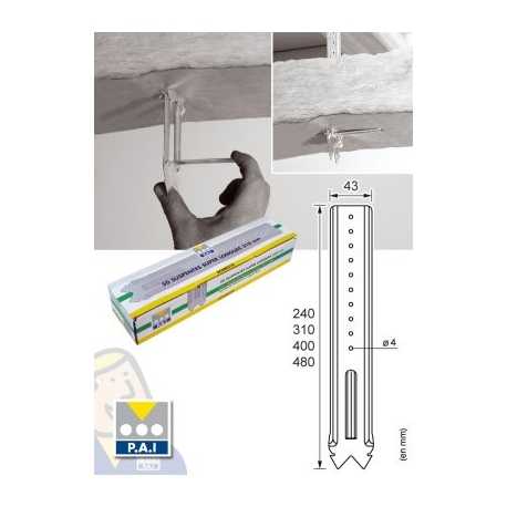 Suspente super longue pour fourrure 18-45 