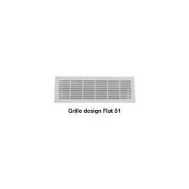 Grille rectangulaire pour ComfoFlat plastique Blanc