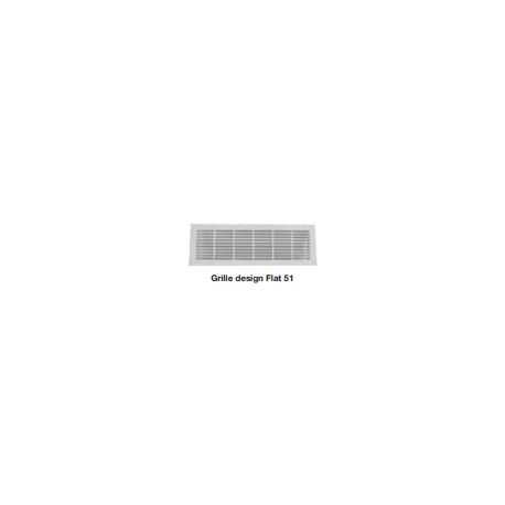 Grille rectangulaire pour ComfoFlat plastique Blanc